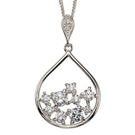 Collier zirconia en argent 925/1000