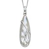 Collier cristal en argent 925/1000 - vue V1