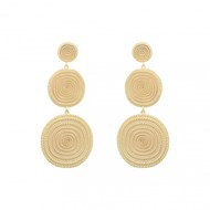 Boucles d'oreilles COLLECTION CONSTANCE DEMETER plaqué or