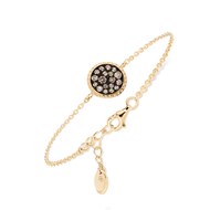 Bracelet doré ziconium  champagne