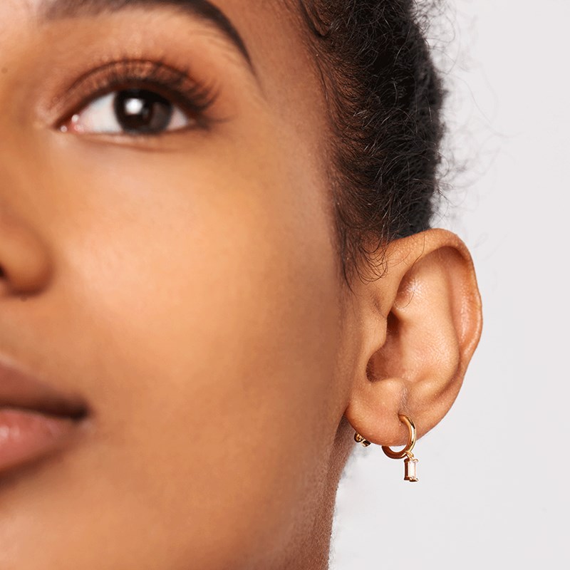 Boucles d'oreilles pendantes plaqué or ou argent ALIA - PD Paola - vue 2