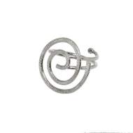 Bague Cœurs Ajustable En Argent 925 – Largeur 4 Mm, Poids 0,7 G, Bague Phalange Ou Orteil, Bijou Minimaliste