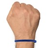 Bracelet Homme Tresse en Coton Bleu - taille 19 cm - vue V2