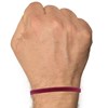 Bracelet Homme Tresse en Coton Rose - taille 18 cm - vue V2