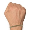 Bracelet Homme Tresse en Jute Fil Bleu et Rouge - taille 22 cm - vue V2