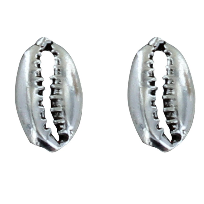 Boucles d'Oreilles Argent Cauri - vue 2