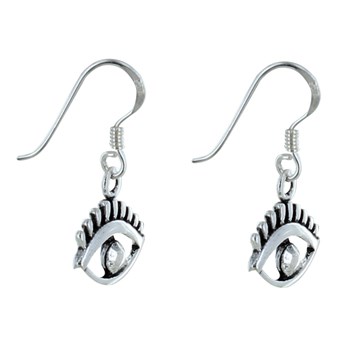 925 Sterling Zilveren Oog Oorbellen