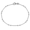 Bracelet Argent 925 Rhodié et Billes - vue V1