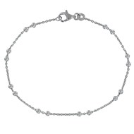 Bracelet Argent 925 Rhodié et Billes