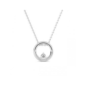 Clarine Pendant - Silver and Crystal