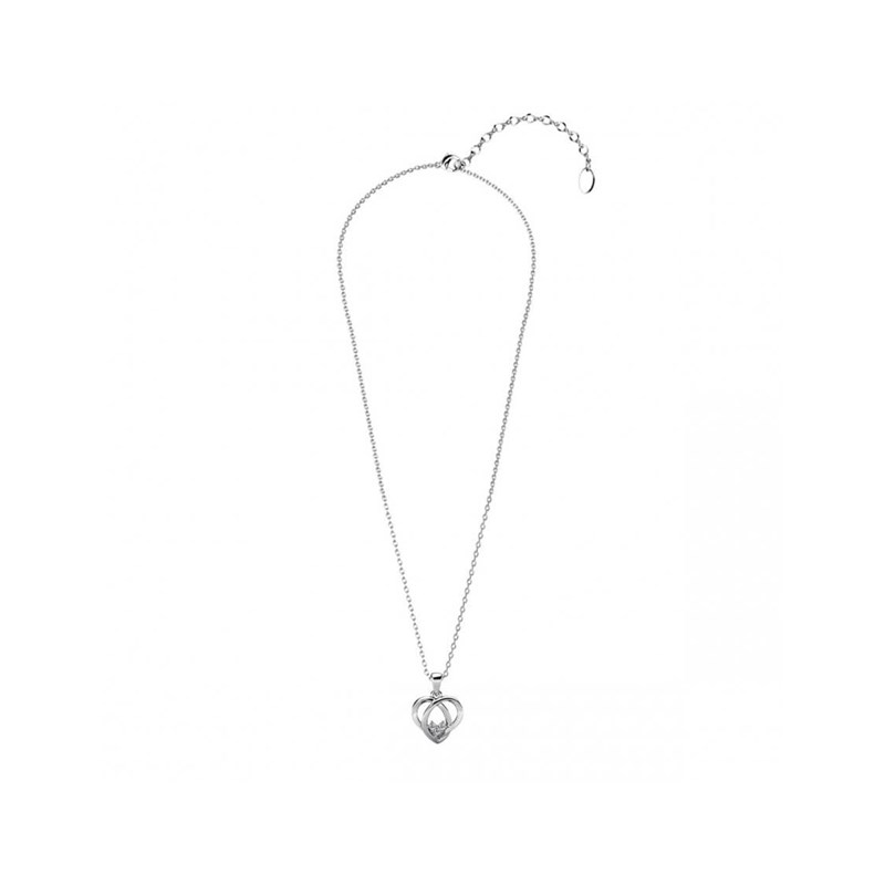 Pendentif Dervla - Argenté et Cristal - vue 4