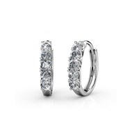 Boucles d'oreilles Queen's Ring