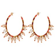 Boucles d'oreilles Hipanema Ukulele Coral