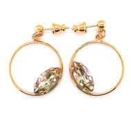 Boucles d'oreilles Andréa Marazzini Navette Luminous Green