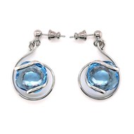 Boucles d'oreilles Marazzini Riflessi aquamarine