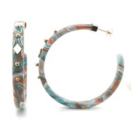 Boucles d'oreilles Zag Bijoux acétate