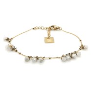 Bracelet Zag Bijoux acier doré