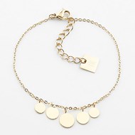 Bracelet Zag Bijoux acier doré