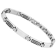 Bracelet Lotus homme maillons spirales