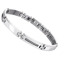 Bracelet Lotus homme maillons alternés