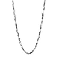 Chaine Lotus homme acier maille gourmette