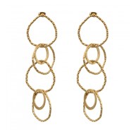 Boucles vintage l or HELLES