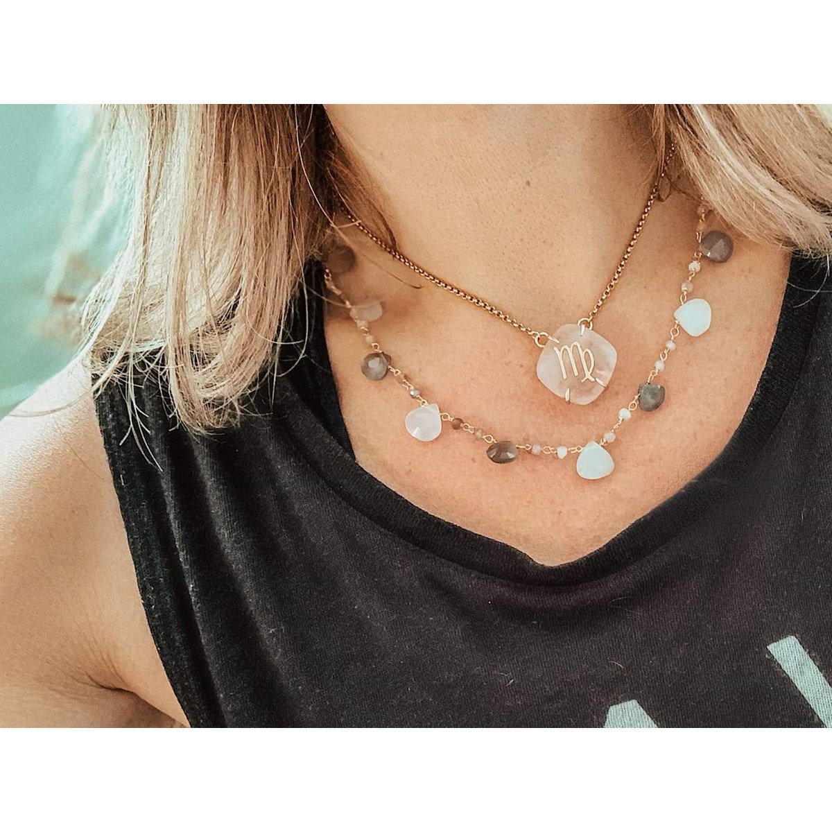 Collier astro Vierge - vue 2