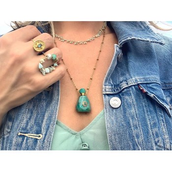 Hope bottle necklace