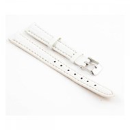Bracelet pour montre en synthétique Blanc 12mm