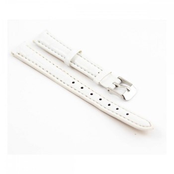 Bracelet pour montre en synthétique Blanc 12mm