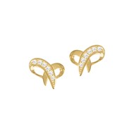 Boucles d'oreilles plaqué or et oxyde de zirconium