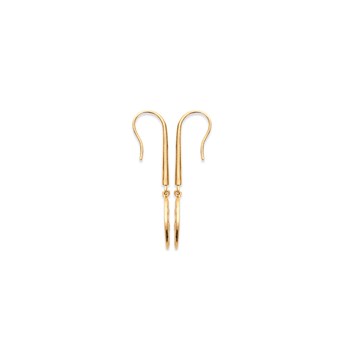 Boucles d'oreilles pendantes plaqué or jaune LION - Bijoux Privés Discovery