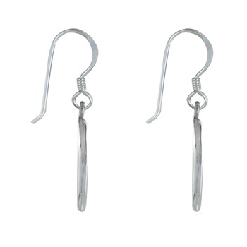 925 Sterling Zilveren Komma Oorbellen