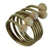 Bague Laiton Perles de Verre - Classics - vue V1