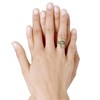 Bague Laiton Perles de Verre - Classics - vue V3