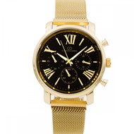 Coffret montre Homme GIORGIO bracelet Acier Doré