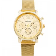 Coffret montre Homme GIORGIO bracelet Acier Doré