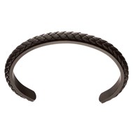 Bracelet tendance cuir en acier inoxydable