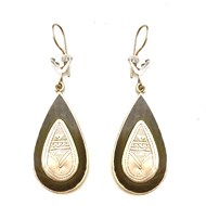 Boucles d'oreille touareg ébène