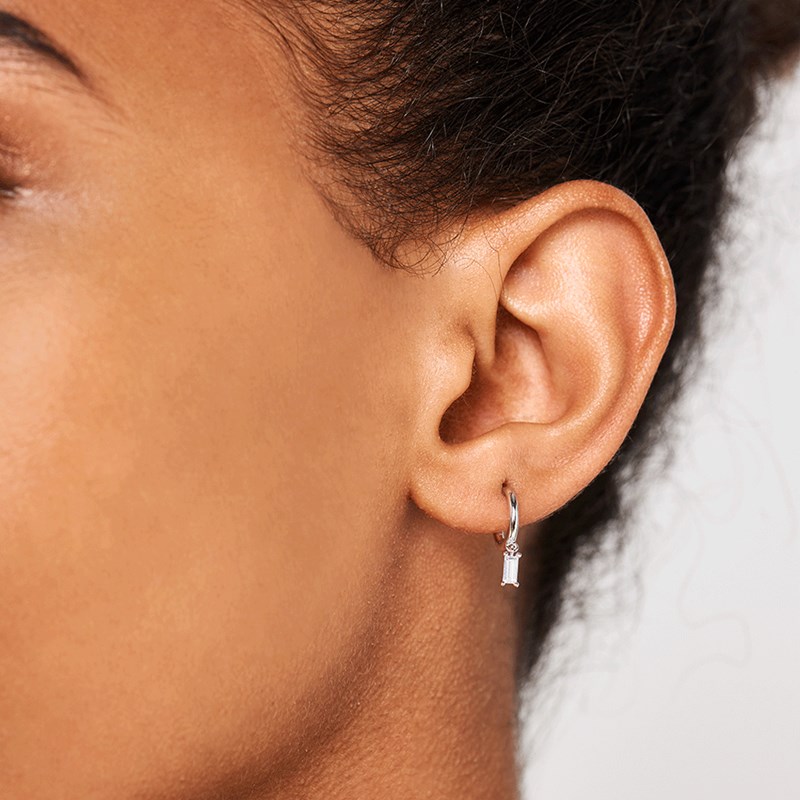 Boucles d'oreilles pendantes plaqué or ou argent ALIA - PD Paola - vue 2