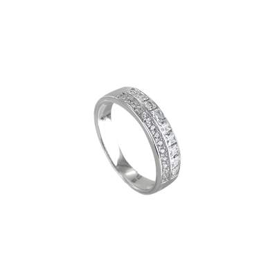 Bague En Argent 925 Oxydé - Poids 2,69g, 22 Carats - Bijou Occasion