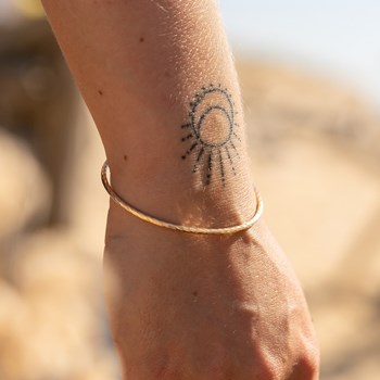 Trendy Vergulde Gedraaide Fijne Armband