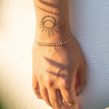 Trendy vergulde armband Tarwe spikes Laurierbladeren Zirkonium