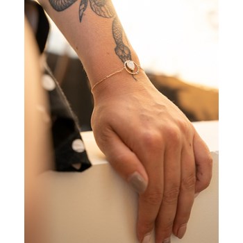 Armband Verguld Maansteen Edelstenen