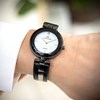 Montre Femme GIORGIO bracelet Acier Noir - vue V2