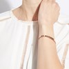 'JE T'AIME' bracelet jonc rosé à message - vue V2