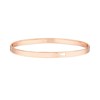'JE T'AIME' bracelet jonc rosé à message - vue V3