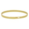 'MAMAN CHÉRIE' bracelet jonc doré à message - vue V3