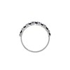 Bague Or Blanc, Diamants 0,21 carat et Saphir 1,4 carat 'PRINCESSE GRACE' - vue V2
