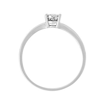 Grâce' witgouden ring met diamant